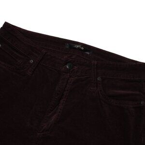 Joe's Jeans The Charlie High Rise Skinny Ankle Jeans Size 31 in Purple Corduroy